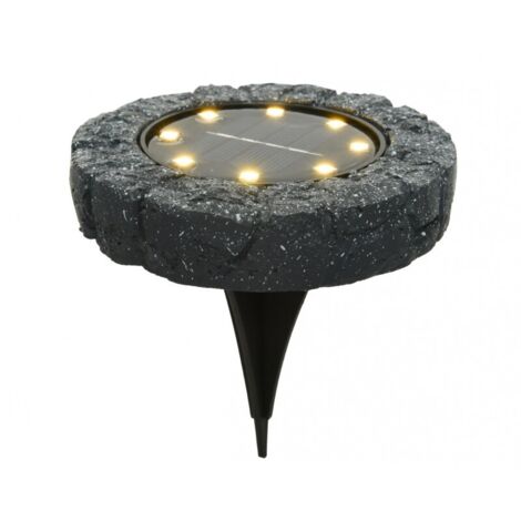 Segnapasso MARTE effetto Pietra con pannello solare GIOCOPLAST (1/4)