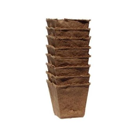 Vasetti Per Semina Biologici 6 Cm, 26 Pezzi, Biodegradabili, Certificati Per Orticoltura Biologica - 4
