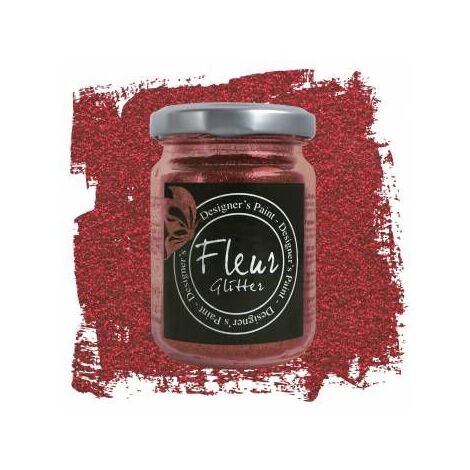 FLEUR GLITTER 90 GR CHERRY RED