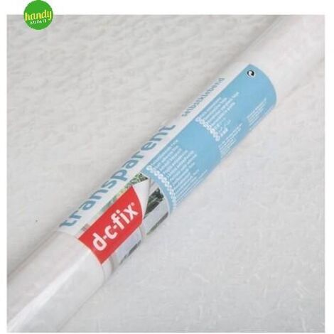 PLASTICA ADESIVA VETROFANIA TRASPARENTE GOFFRATA DC FIX 45X200