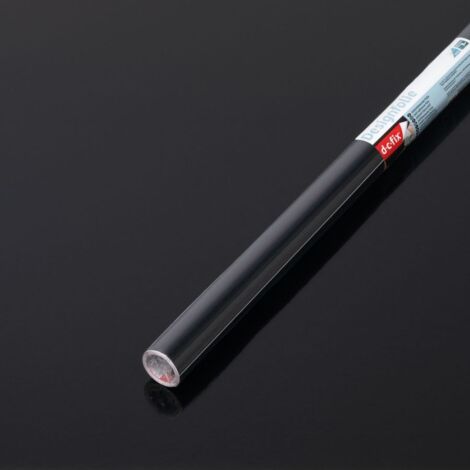 PLASTICA ADESIVA NERO LUCIDO DC-FIX MINI 45X200