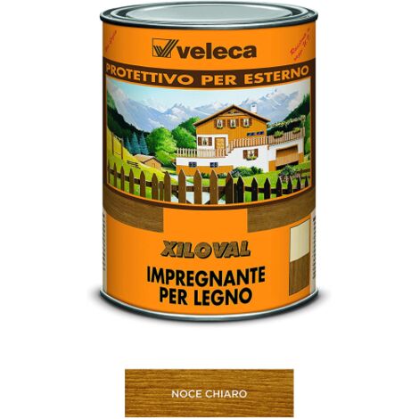 Impregnante Per Legno Xiloval Noce Chiaro Litri 1 Veleca - Veleca