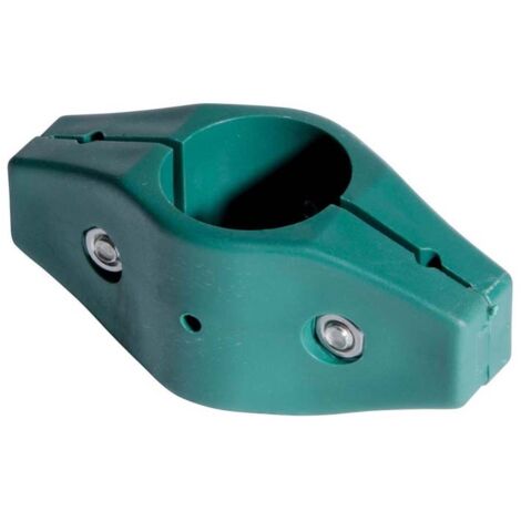 ANELLO DI FISSAGGIO DOPPIO VERDE D 3,4CM PER RECINZIONE