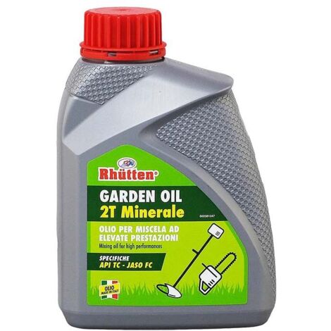 OLIO GARDEN MINERAL PER MISCELA AD ELEVATE PRESTAZIONI RHUTTEN 2 TEMPI 1 LITRO