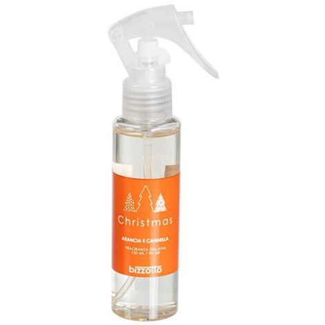 Profumo ambientale a spray di oli essenziali e fragranze arancia e cannella per ambienti 100 ml (1/2)