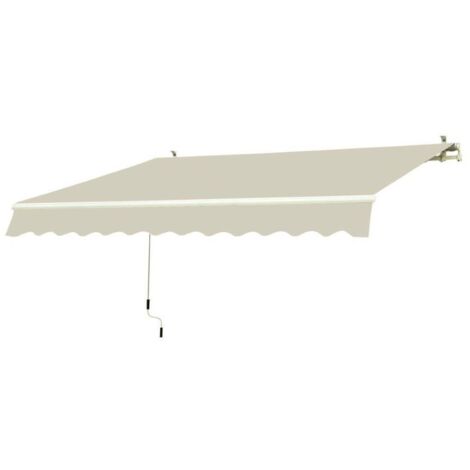 Garden Friend – Tenda da sole a barra quadra 300x200 cm – Struttura in alluminio – Telo in poliestere 280 g/m² beige – Inclinazione regolabile 5-35° (1/5)