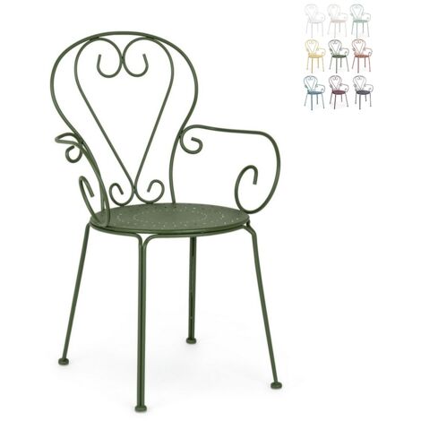 Sedia con Braccioli Etienne Forest - H 89 x P 49 x L 49 cm