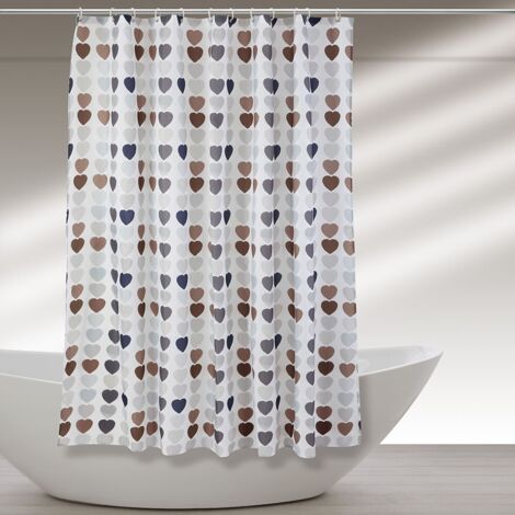 Dianhydro Tenda Per Doccia Netty – 120x200 Cm, Trasparente O Stampata, Classica Per Bagno