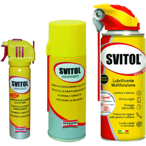 Svitol 500 ml lubrificante spray sbloccante testina orientabile penetrante protettivo