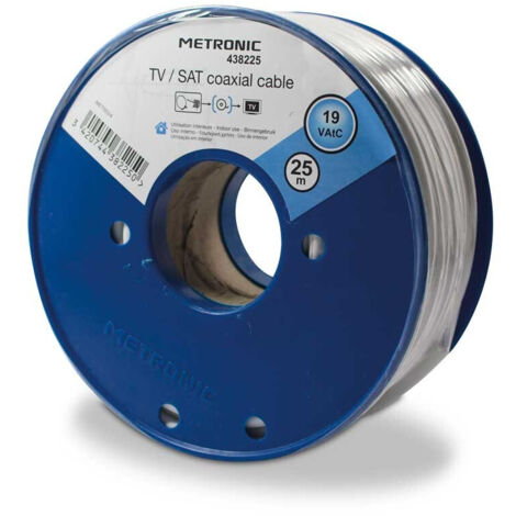 CAVO TV COASSIALE SU ROTOLO 25M (0,75X6) (1/3)