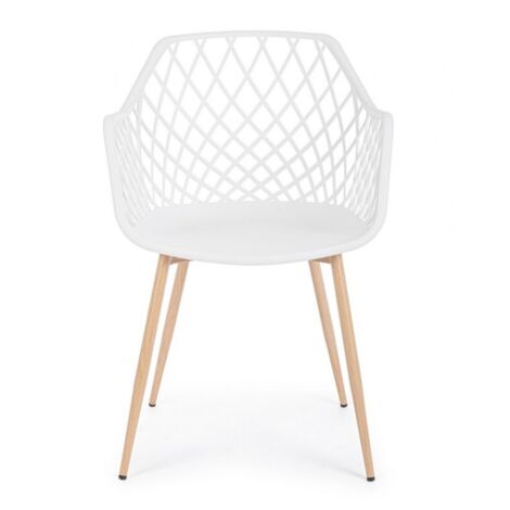 SEDIA OPTIK BIANCO 58X54X44-85.5H CM (1/5)