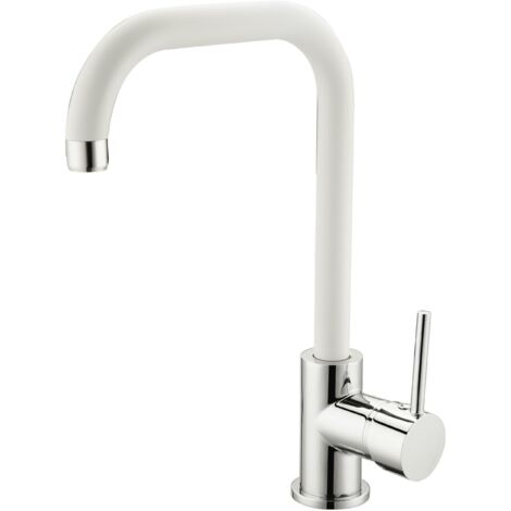 LAVELLO FLORIDA Ø35MM BOCCA ALTA CANNA BIANCA SATINATA Ø24MM (1/4)