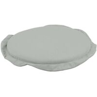 Cuscino tondo "Poly" seduta comoda, in poliestere 180, idrorepellente e sfoderabile -Naturale