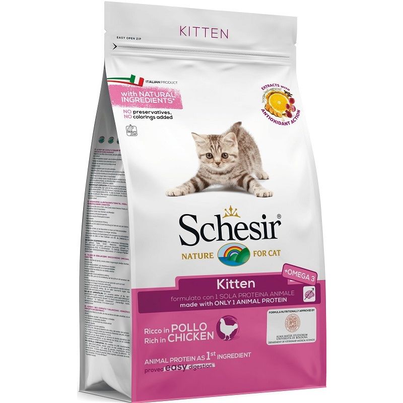 Schesir Dry Cat Kitten con Pollo da 400g