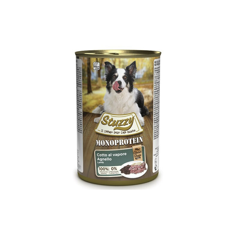 Stuzzy Monoproteico per Cane da 400 gr Agnello