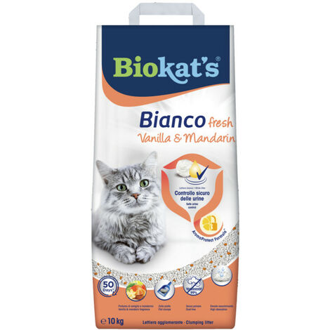 Biokat's Fresh Vaniglia e Mandarino da 10 Kg