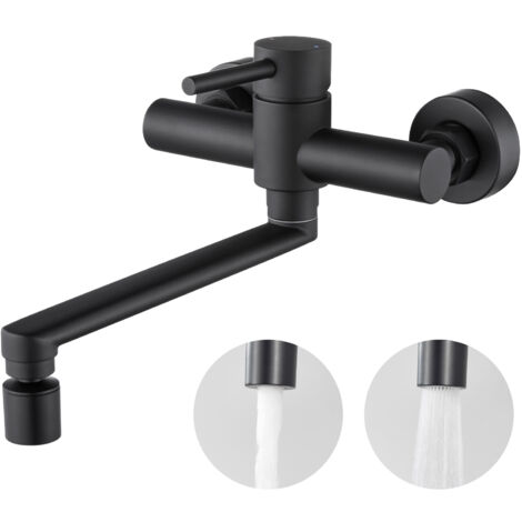 Blanco Küchenarmatur Mit Handbrause MIDA-S Schwarz Matt