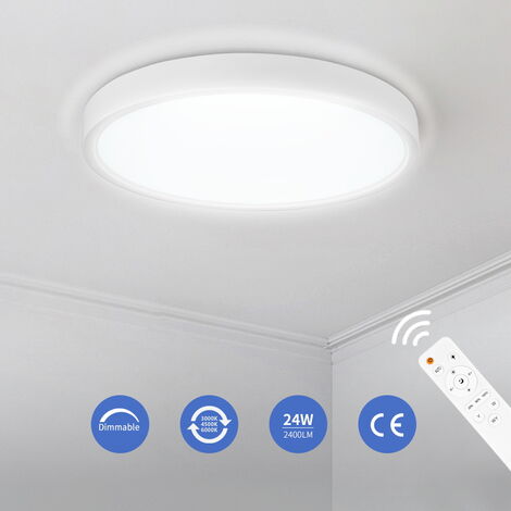 16W LED Deckenleuchte Keller Deckenbeleuchtung Innenleuchte Badlampe Warmweiß 