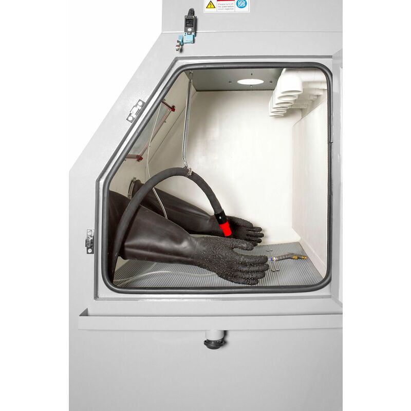 Cabine de sablage professionnelle 420 L avec aspiration MW Tools CAT420