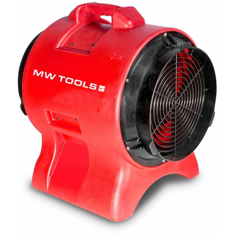 Ventilateur extracteur 600 mm - 2000 W 380V avec tuyau et sac filtrant  MW-Tools MV600R3SET