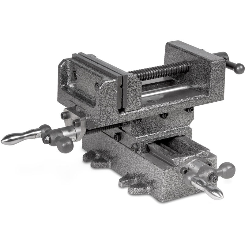 Étau En Croix Pour Perceuse à Colonne - Largeur Mâchoire 150 Mm, Ouverture Max 145 Mm