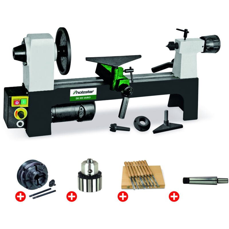 Fartools tb-100 - Torno madera 400w 500/1000mm 