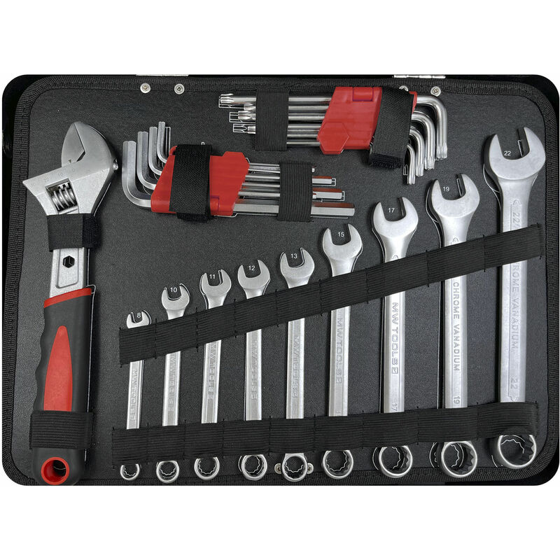 Coffret d'outils 147 pièces dans une valise ABS MW Tools BTK147A