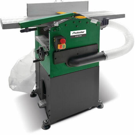Holzstar – Raboteuse dégauchisseuse 305 mm – 1,25 kW 400V – Aspiration intégrée – Pour bois massif et planches – Réglage profondeur simple - ADH3050
