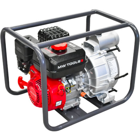 Mw Tools – Pompe à eaux usées motopompe thermique essence 50.000 L/h 7 CV hauteur de refoulement 20 m – WP5000SL