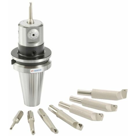 Jeux de tête d'alésage de haute précision DIN69871 SK Vertex VBH620-SK40 (1/3)