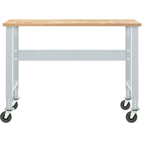 Établi modulaire Rubberwood avec roues 1500 mm MW Tools MOD150WR (1/3)