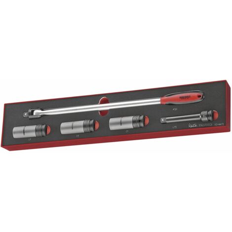 Jeu de boulons voiture Foamx4 tray 1/2 17- 21mm 5 pièces Teng Tools TEXW05