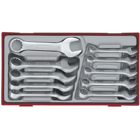 Jeu de clés de serrage courts TT1 tray 10-19mm 10 pièces Teng Tools TT6010M (1/2)