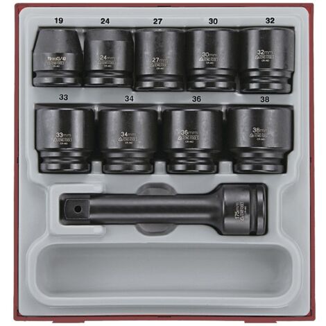 Jeu de douilles à choc TT2 tray 3/4 19- 38mm 16 pièces Teng Tools TTD9416 (1/2)