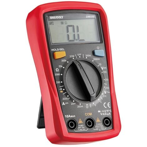 Multimètre digital CAT I 600V / CAT II 300V Teng Tools DM550