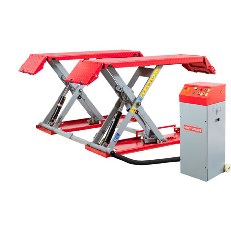 Mw Tools – Pont ciseaux élévateur 3T hauteur 1000mm – Capacité 3000 kg – Électrique 3x400V – Dispositif de sécurité – SL305