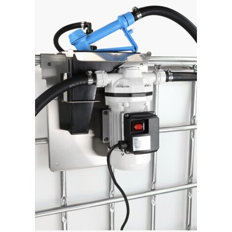 Mw Tools – Pompe à Adblue 230V pour fût IBC 1000L – Débit 34 l/min – Pistolet manuel inclus – PAD230VIBC