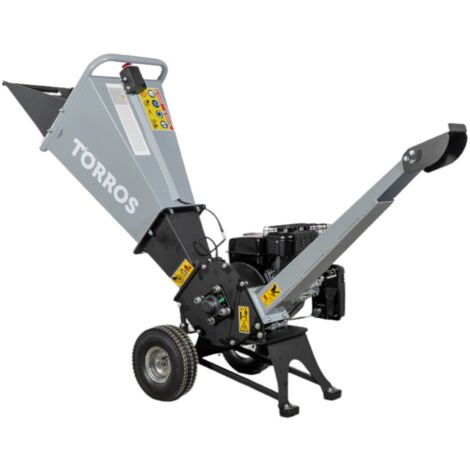 Torros – Broyeur de végétaux thermique 6,5 CV 212 cm³ jusqu'à 50 mm – Moteur essence Rato – Broyage rapide jusqu'à 2 m³/h – HHK50