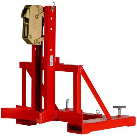 Pince à fûts pour chariot élévateur 1 fût 60-220L 360kg MW Tools VTGR360