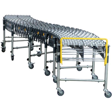 Convoyeur à rouleaux 600 mm longueur : 1,97-6,92 m rouleaux en acier 70kg/m MW Tools RB6960O (1/5)