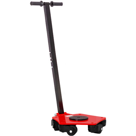 Timon rouleur 5 t 5 roues en nylon pivotantes à 360° avec poignée MW Tools TRD5N (1/5)
