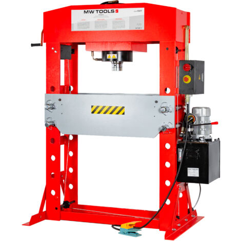 Presse d'atelier électro-hydraulique 150 t avec cylindre mobile 3x400V MW Tools PEH150