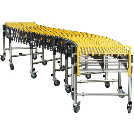 Convoyeur à rouleaux 600 mm longueur : 1,97-6,92 m rouleaux en plastique 70kg/m MW Tools RB6960OP (1/5)