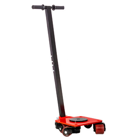 Timon rouleur 3 t 4 roues en PU pivotantes à 360° avec poignée MW Tools TRD3 (1/5)