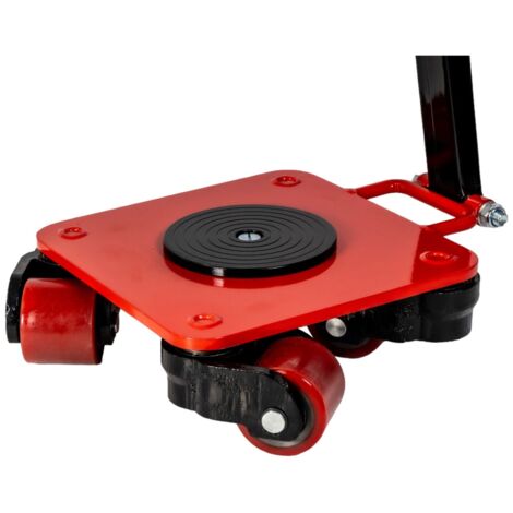 Timon de manutention 3 tonnes MW Tools TRD3 roues PU pivotantes 360 ...