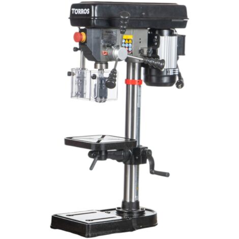 Torros – Perceuse à colonne 400W – Diamètre de perçage 16 mm – 5 vitesses de 500 à 2500 rpm – Raccord CM2 – DT16M
