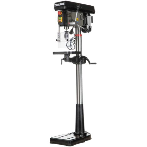 Torros – Perceuse à colonne 600W 230V – Ø 20 mm pour acier – 12 vitesses 180-2740 rpm – Raccord CM2 – DF20M
