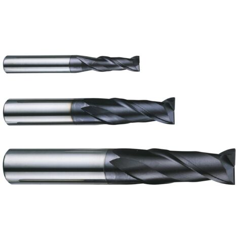 Fraise 4 Dents Carbure Revêtement AlTiN - 16 Mm, Pour Acier, Inox, Cuivre, Bois, Faible Vibration, Fraisage Précis