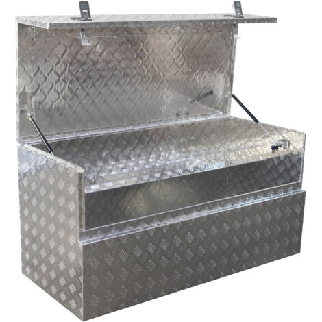 Mw Tools – Coffre de chantier aluminium 500 L – Dimensions 1200 x 600 x 700 mm – Résistant aux chocs et intempéries – MWA500 (1/5)