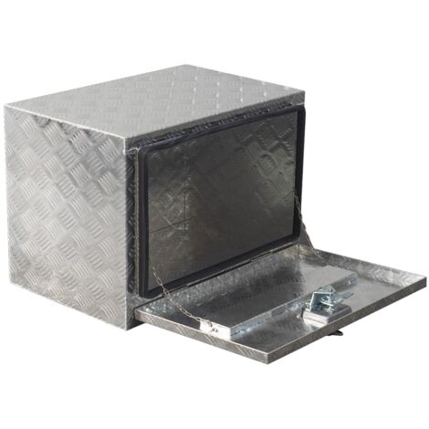 Mw Tools – Coffre de chantier en aluminium 108 L – Dimensions 620 x 460 x 480 mm – Charge maximale 50 kg – MWA120Z (1/5)